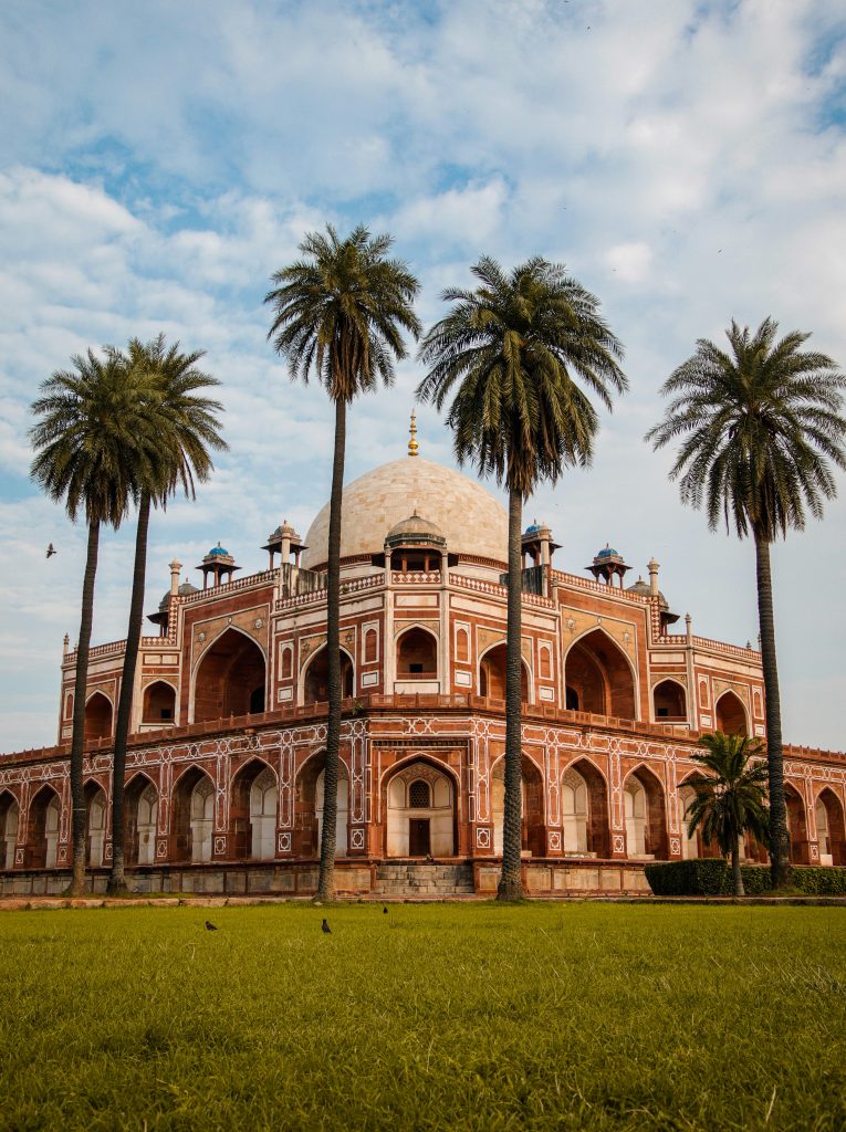 Humayun's Tomb in Delhi, a UNESCO World Heritage Site on the Golden Triangle India Tour