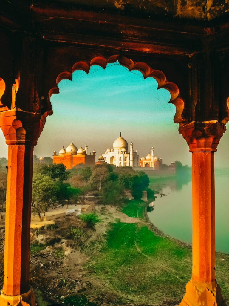 Taj Mahal in Agra, India – UNESCO World Heritage Site and one of the Seven Wonders of the World